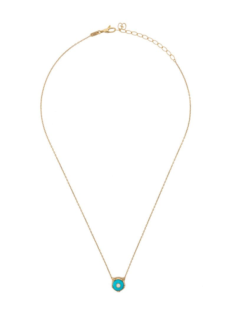 Gucci - Le Marché des Merveilles necklace - women - Diamond/Brass/Turquoise - One Size - Metallic