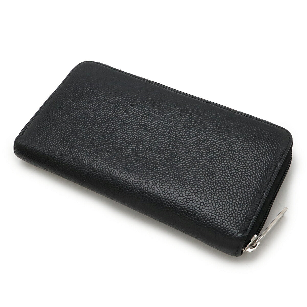 Chanel Coco Mark Caviar Leather Long Wallet