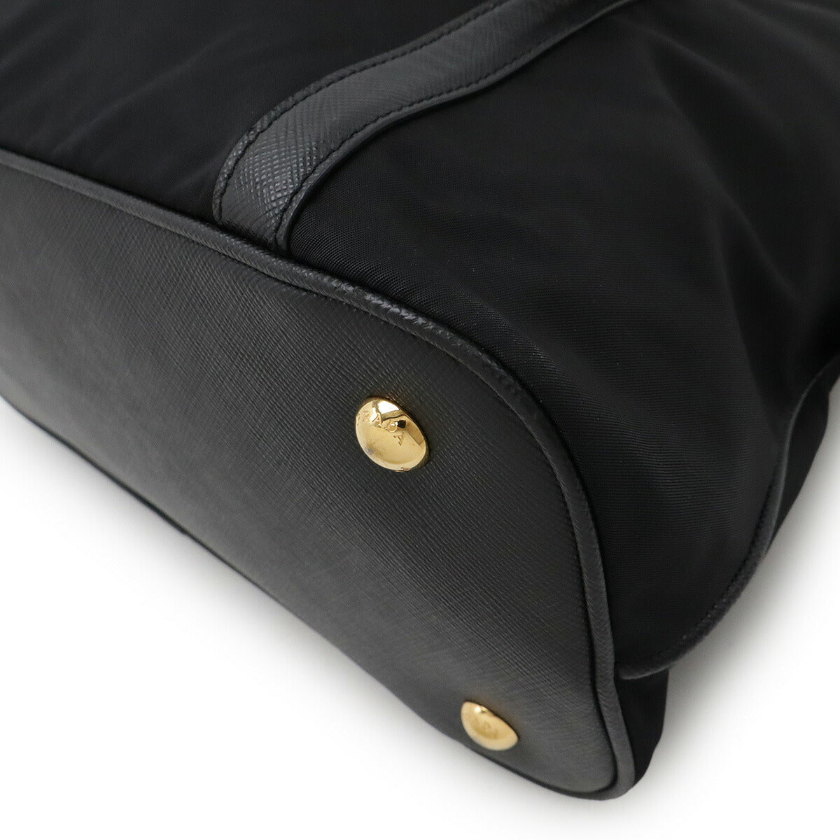 Prada 1Bb013 Handbag Leather Nylon Saffiano Travel Bag