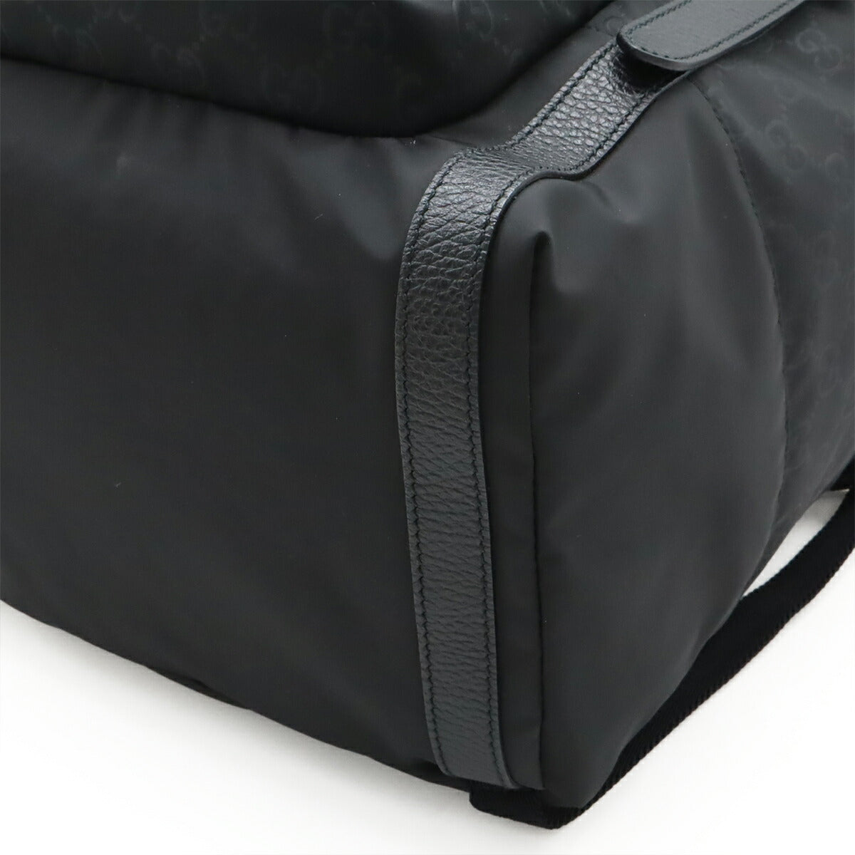 Gucci Backpack Leather Nylon Leather Backpack
