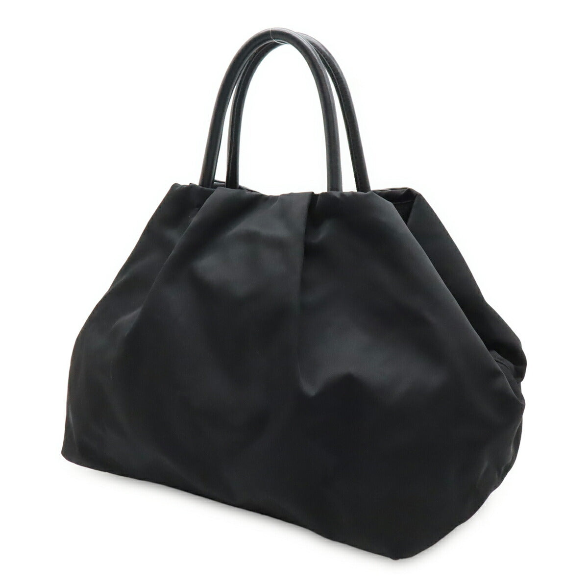 Prada Tote Bag Leather Nylon Leather Tote Bag