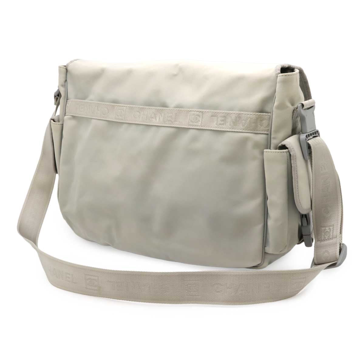 Chanel Sports Line Choco Bar Nylon Shoulder Bag