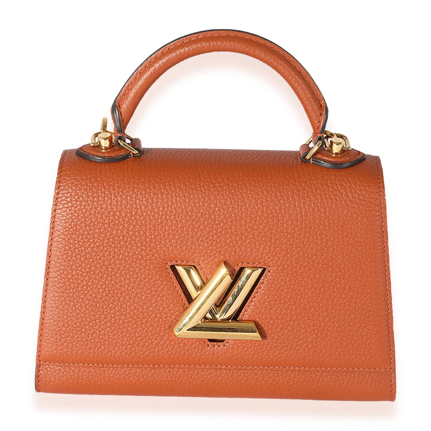 Louis Vuitton Caramel Taurillon Twist One Handle Handbag