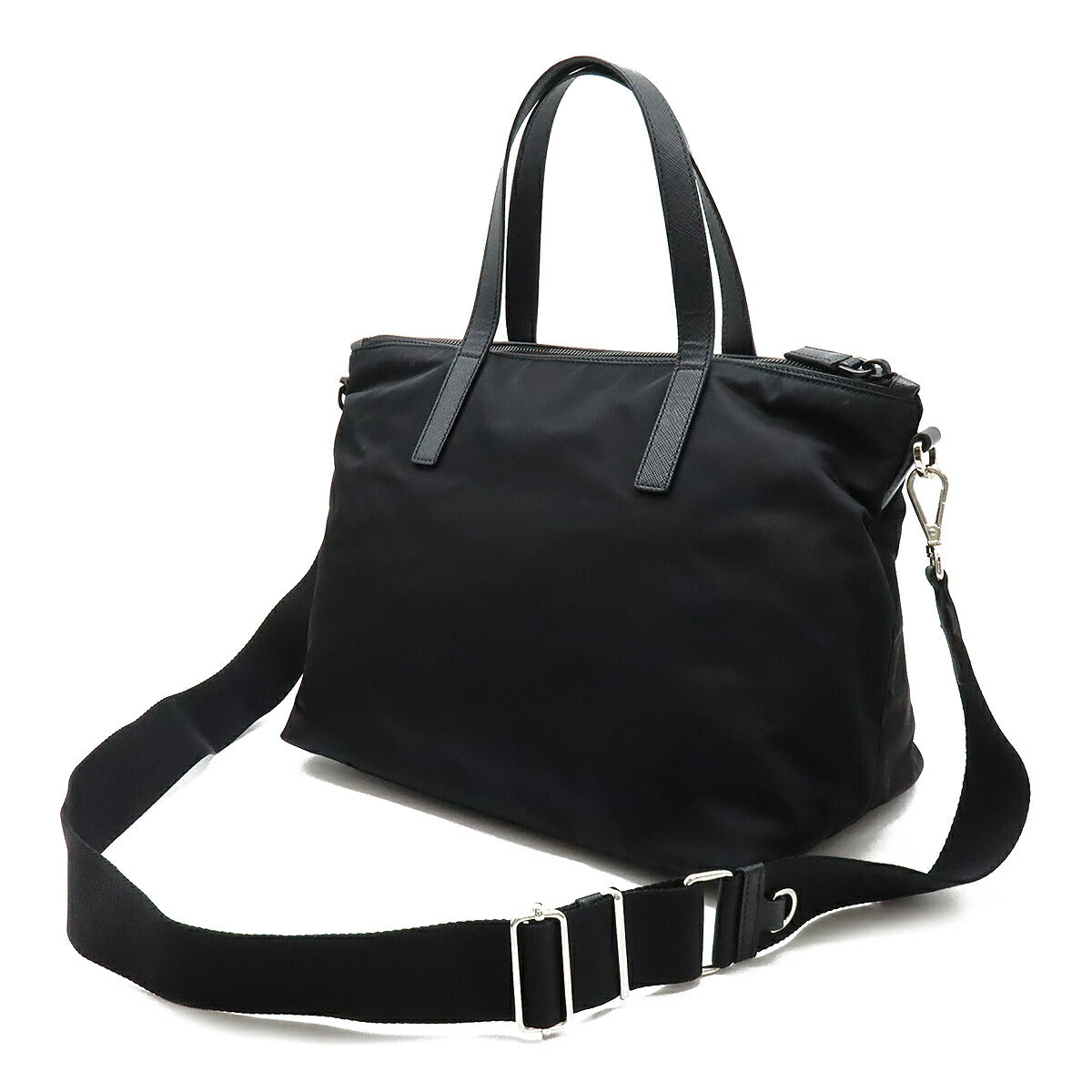 Prada Robot Triangle 2Way Handbag Logo Travel Bag