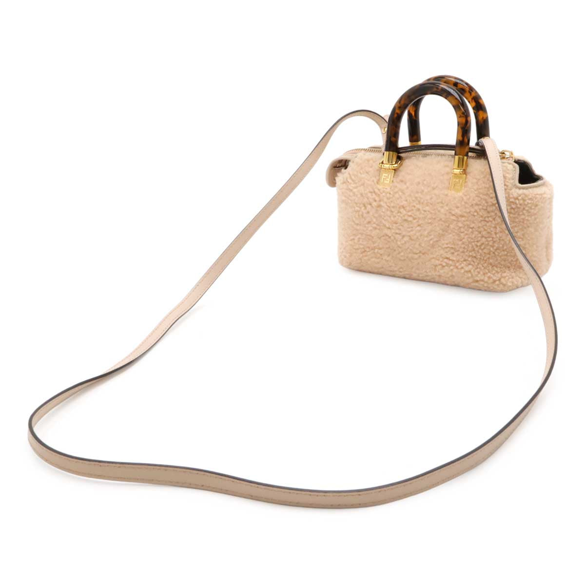 Fendi By The Way Shearling 2Way Bag Travel Bag