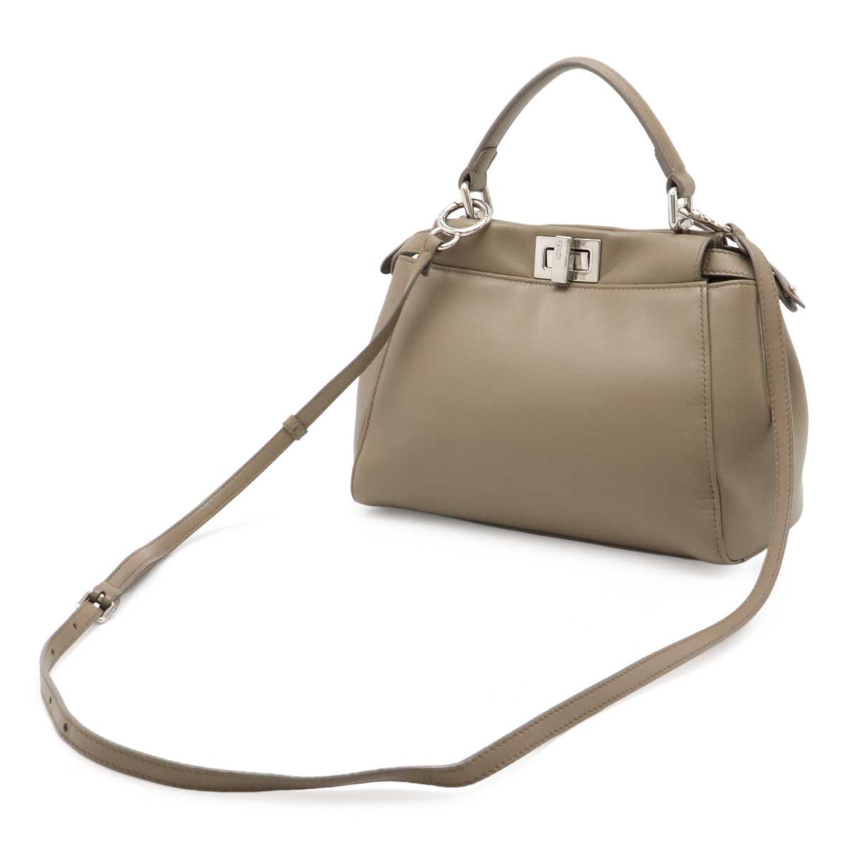 Fendi Peekaboo 2Way Bag Leather Travel Bag Leather 2Way Bag