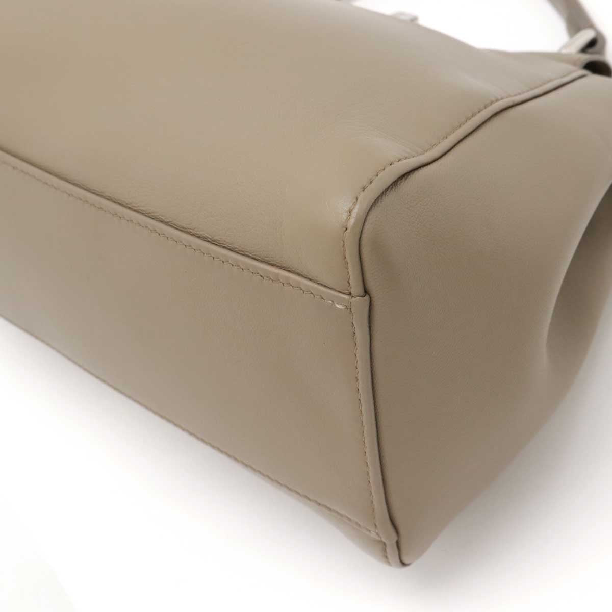 Fendi Peekaboo 2Way Bag Leather Travel Bag Leather 2Way Bag
