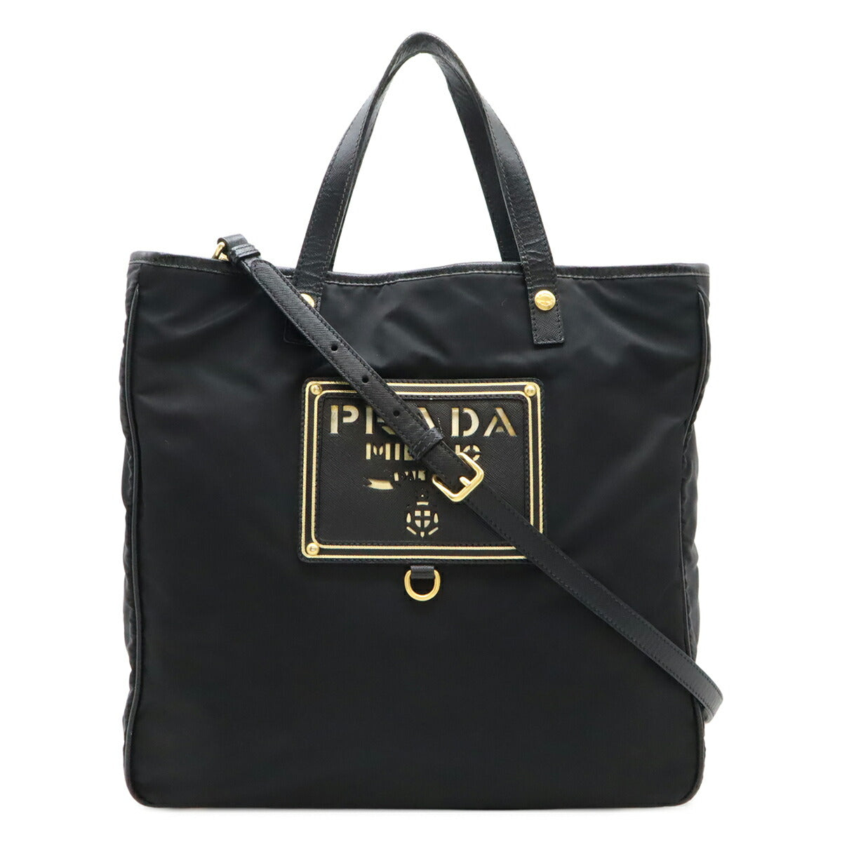 Prada 2Way Tote Bag Logo