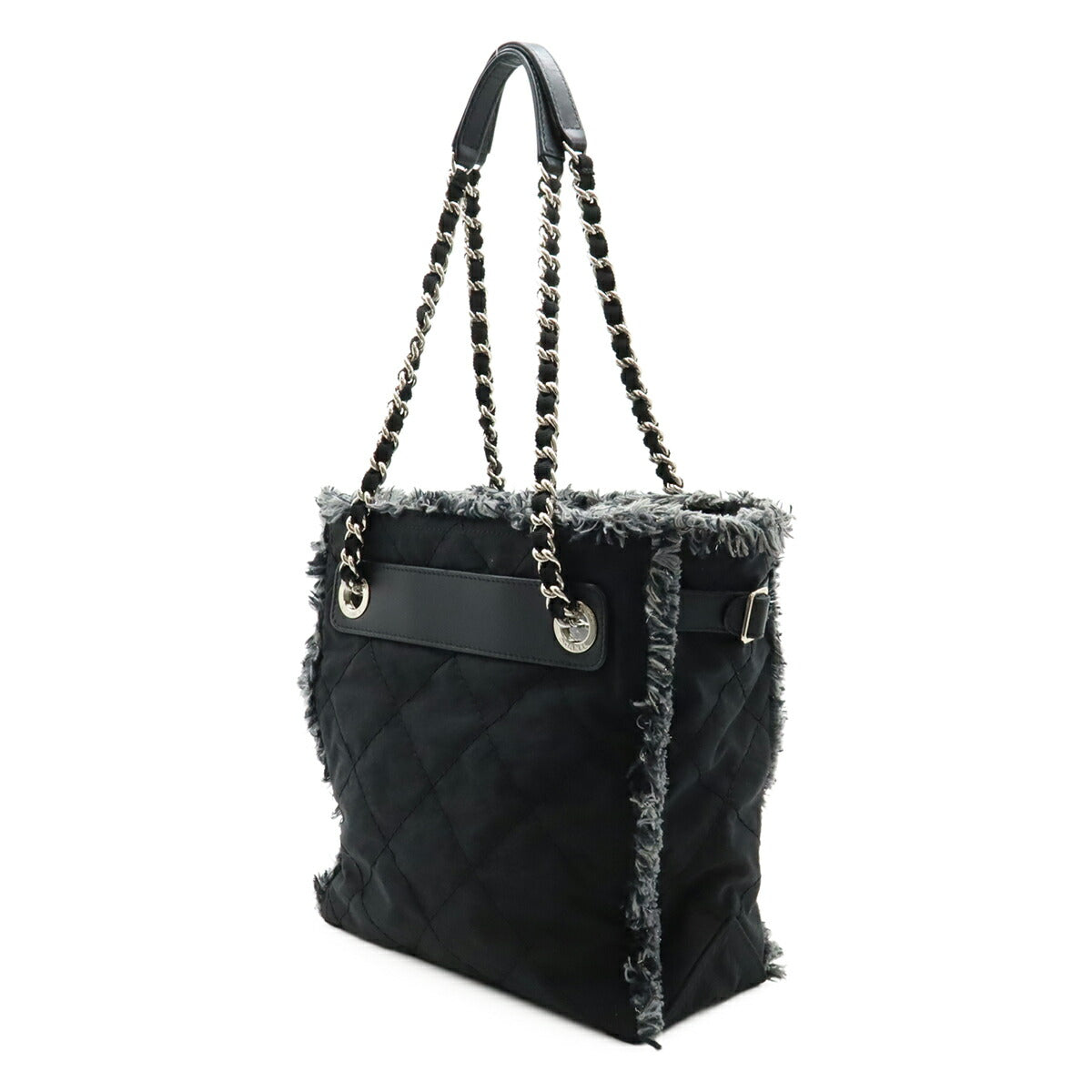 Chanel Matelasse Nylon Canvas Shoulder Bag
