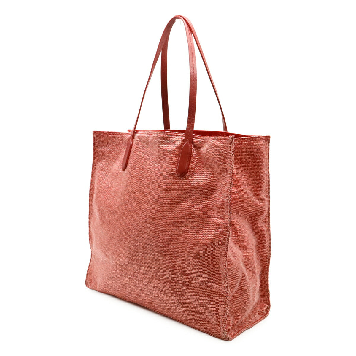 Prada Tessuto Stuoia 2Way Bag Leather Canvas Travel Bag