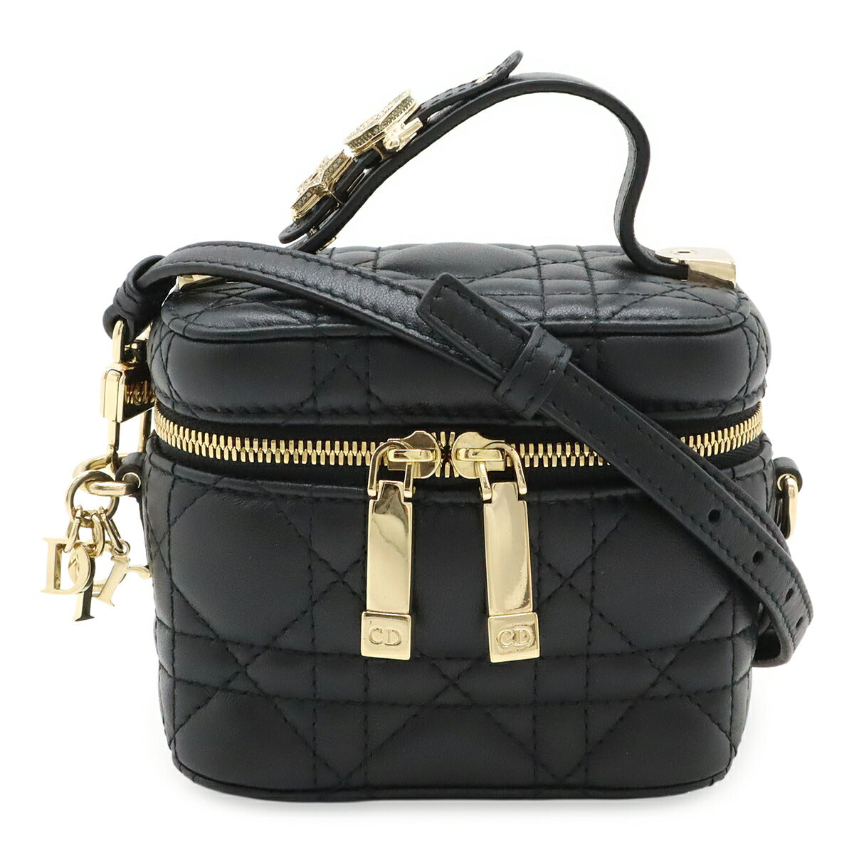 Dior Christian Lady 2Way Shoulder Bag Leather