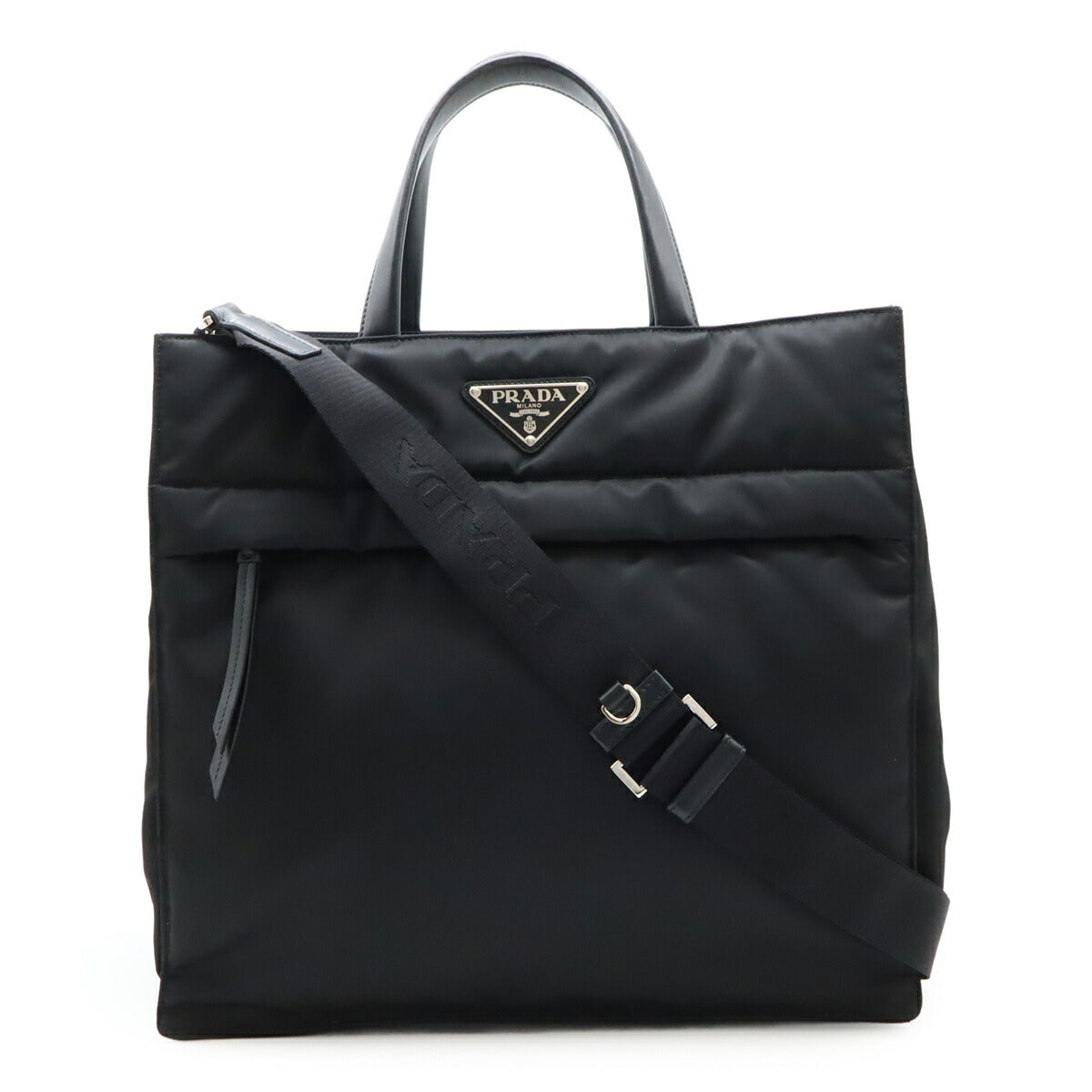 Prada Tessuto 2Way Tote Bag Vitello