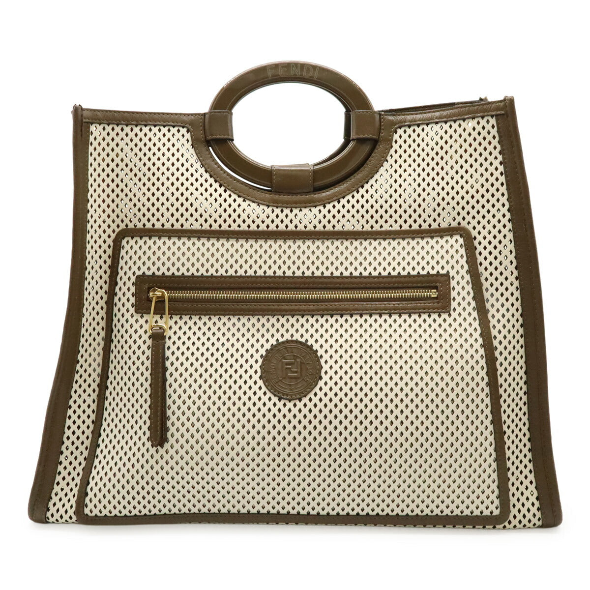Fendi Runaway Handbag Leather Travel Bag Leather Handbag 1