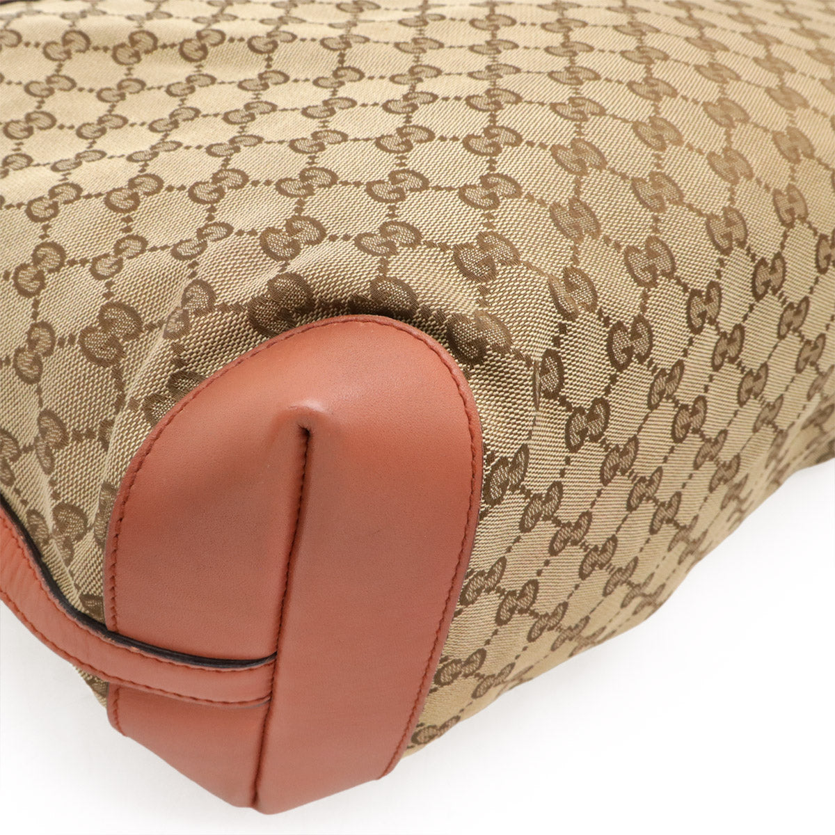 Gucci Craft 2Way Bag Leather Canvas Travel Bag