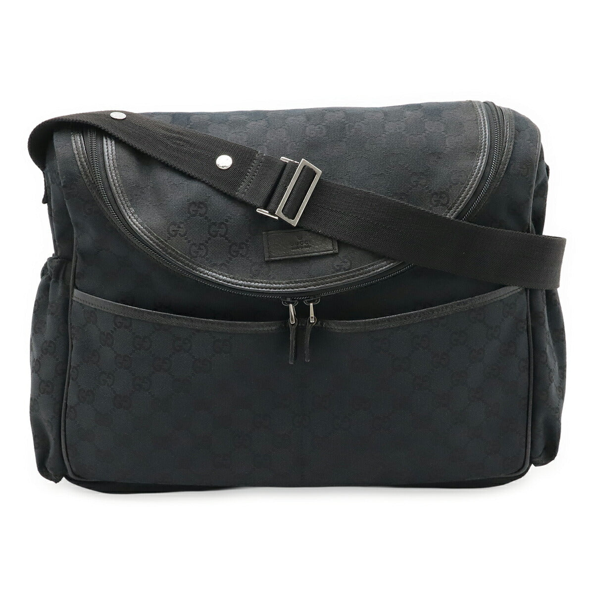 Gucci 2Way Shoulder Bag Leather Canvas Bag 4