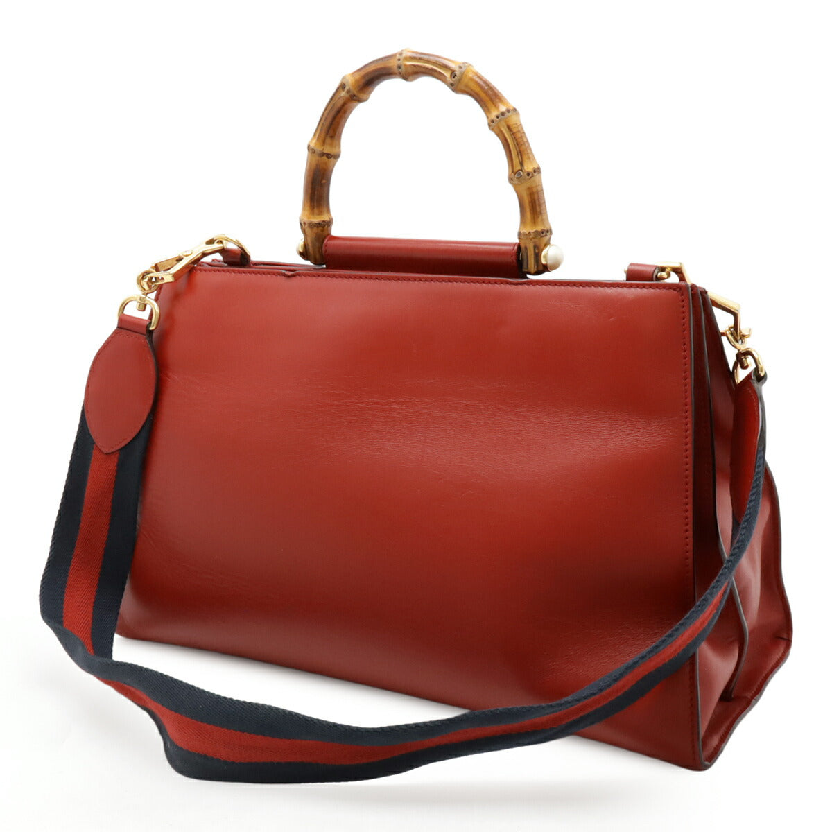 Gucci Nymphaea 2Way Bag Leather Travel Bag Bag 4