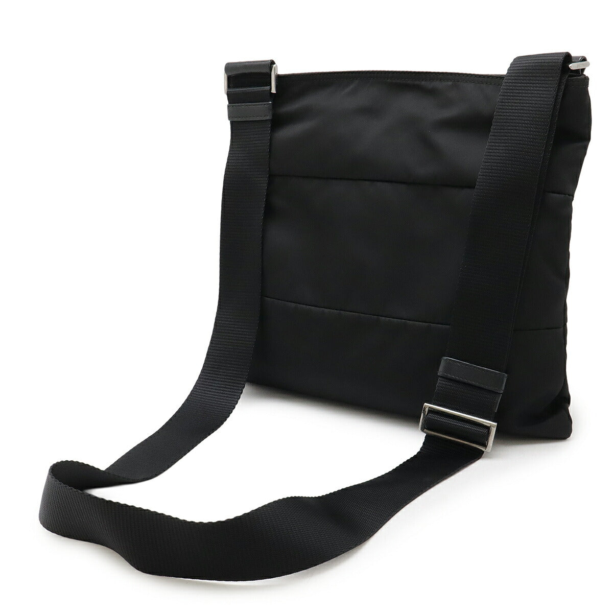 Prada Shoulder Bag Leather Nylon 4