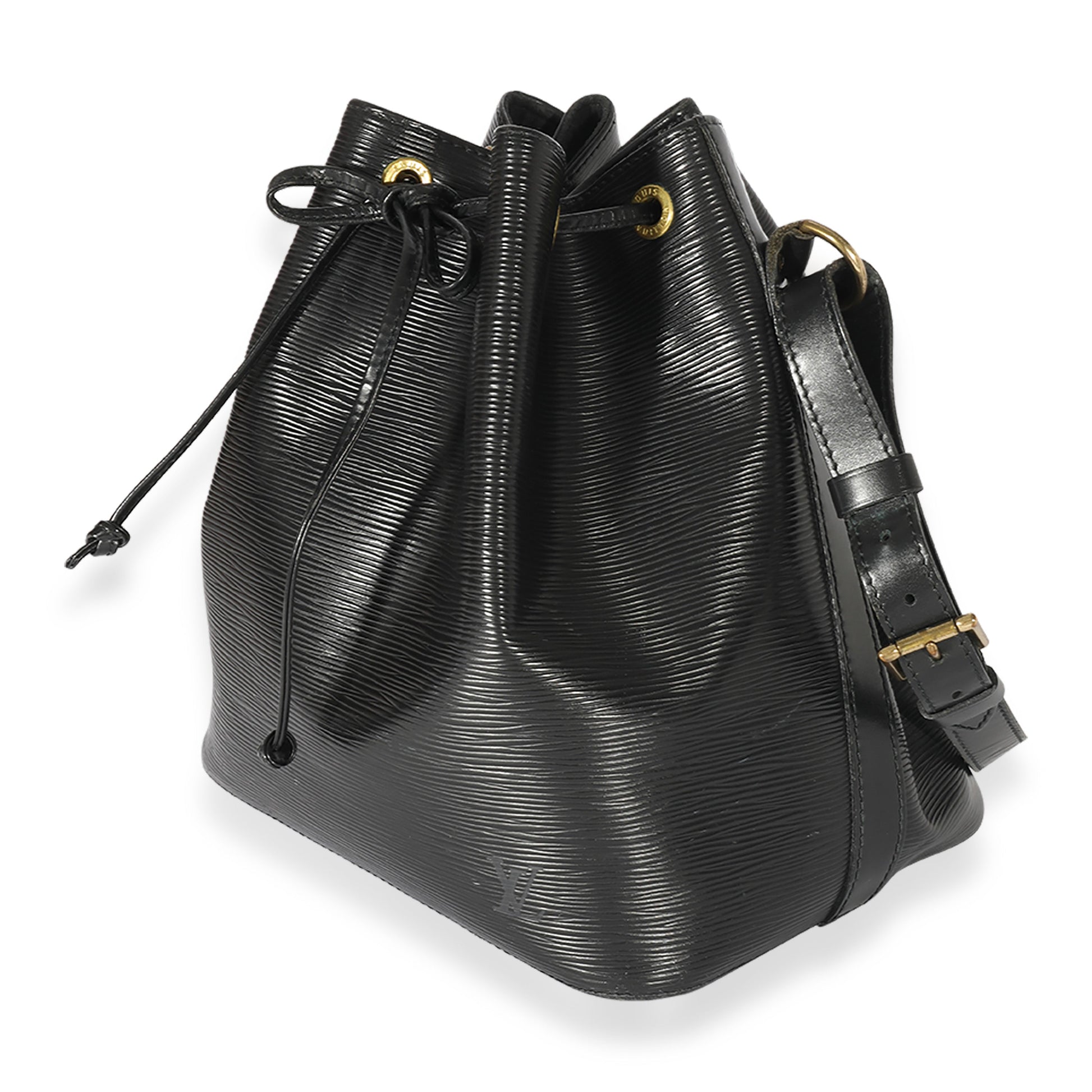 Louis Vuitton Epi Noe Leather Black Handbag