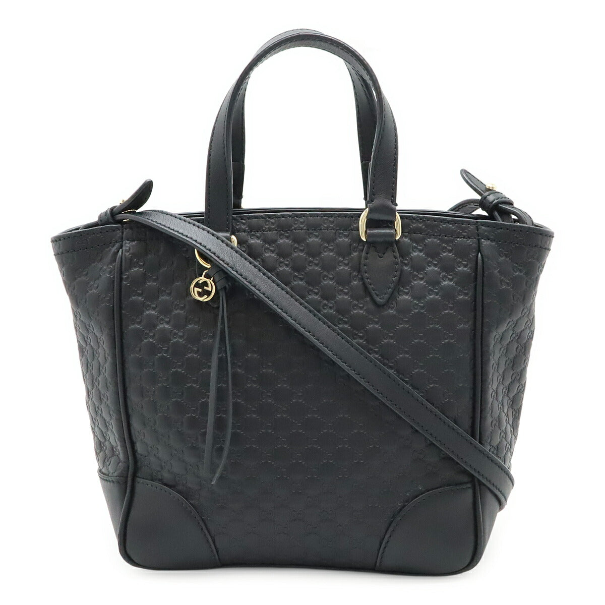 Gucci Microssima 2Way Handbag Leather Travel Bag Handbag 1