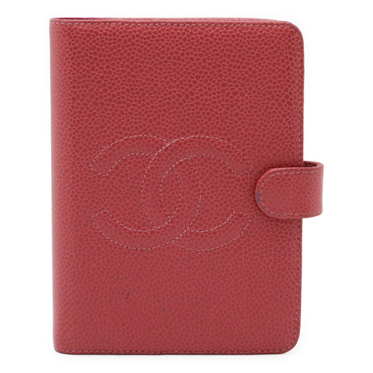 Chanel Coco Mark Caviar Skin Agenda Cover Bag