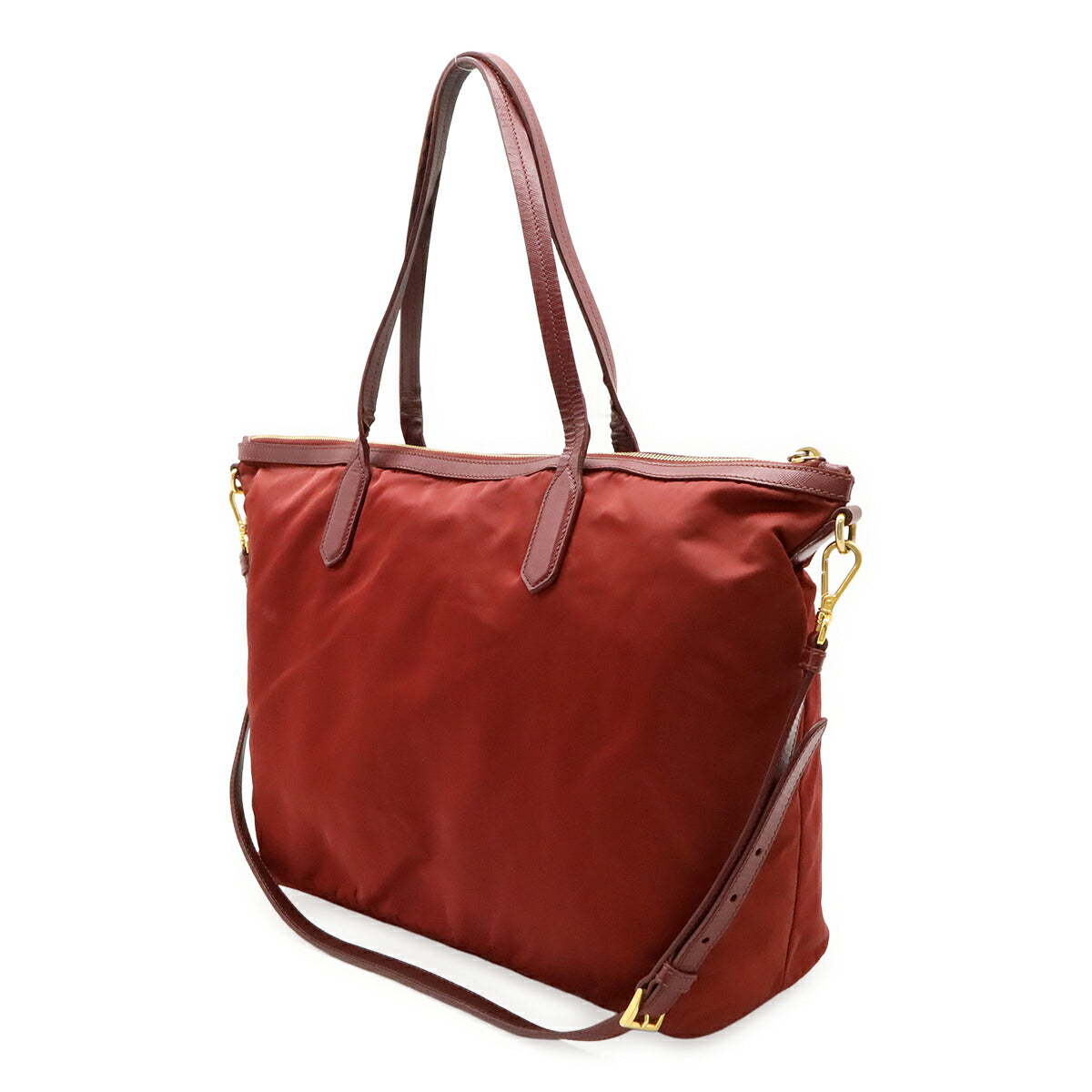Prada 2Way Tote Bag Leather Nylon Leather Tote Bag