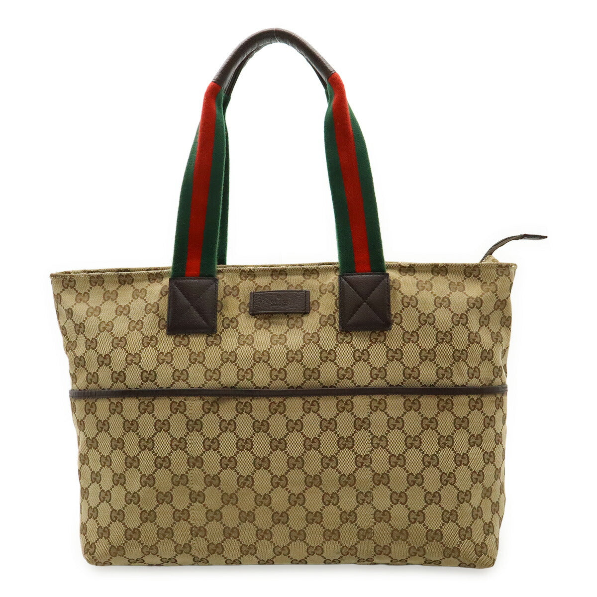 Gucci Tote Bag Leather Canvas Bag 4