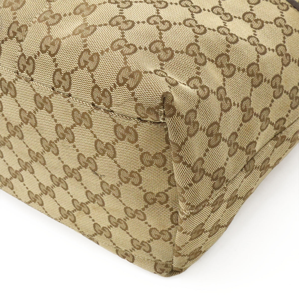 Gucci Tote Bag Leather Canvas Bag 4