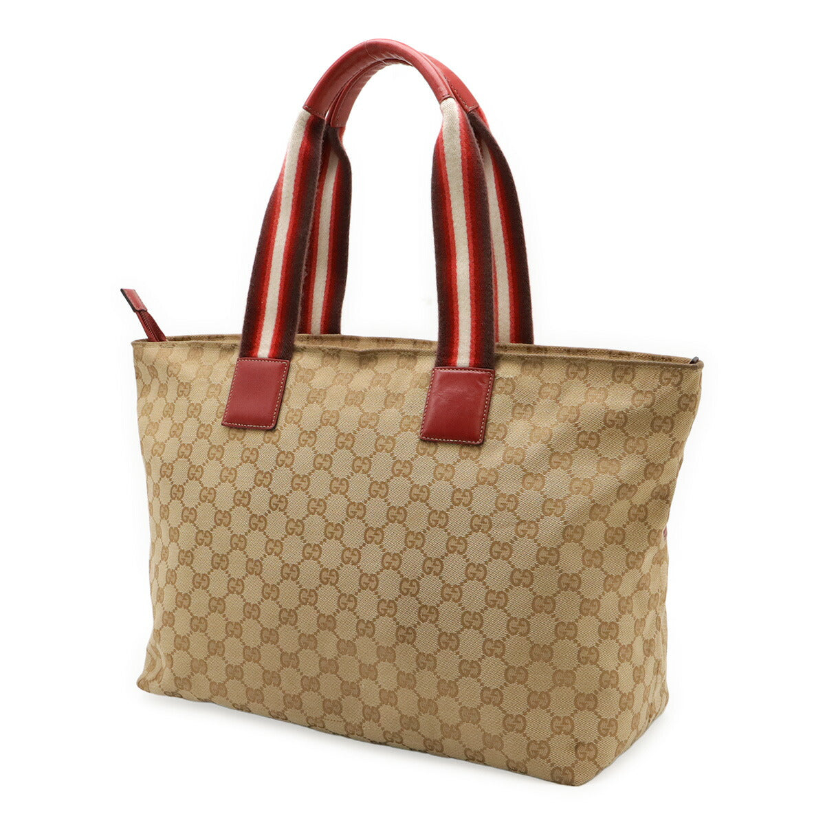 Gucci Tote Bag Leather Canvas Bag 5