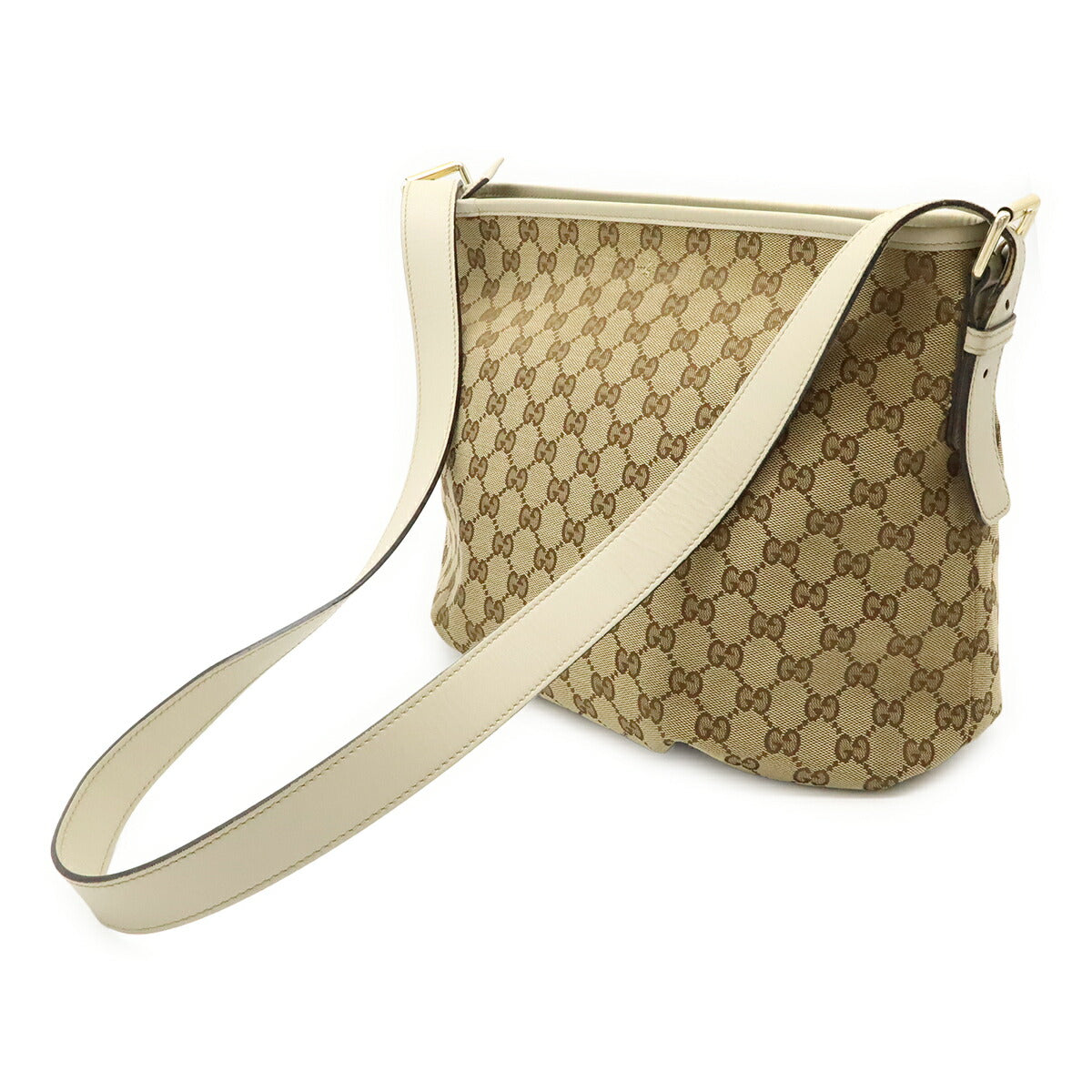 Gucci Shoulder Bag Shoulder Bag Leather Canvas Shoulder Bag
