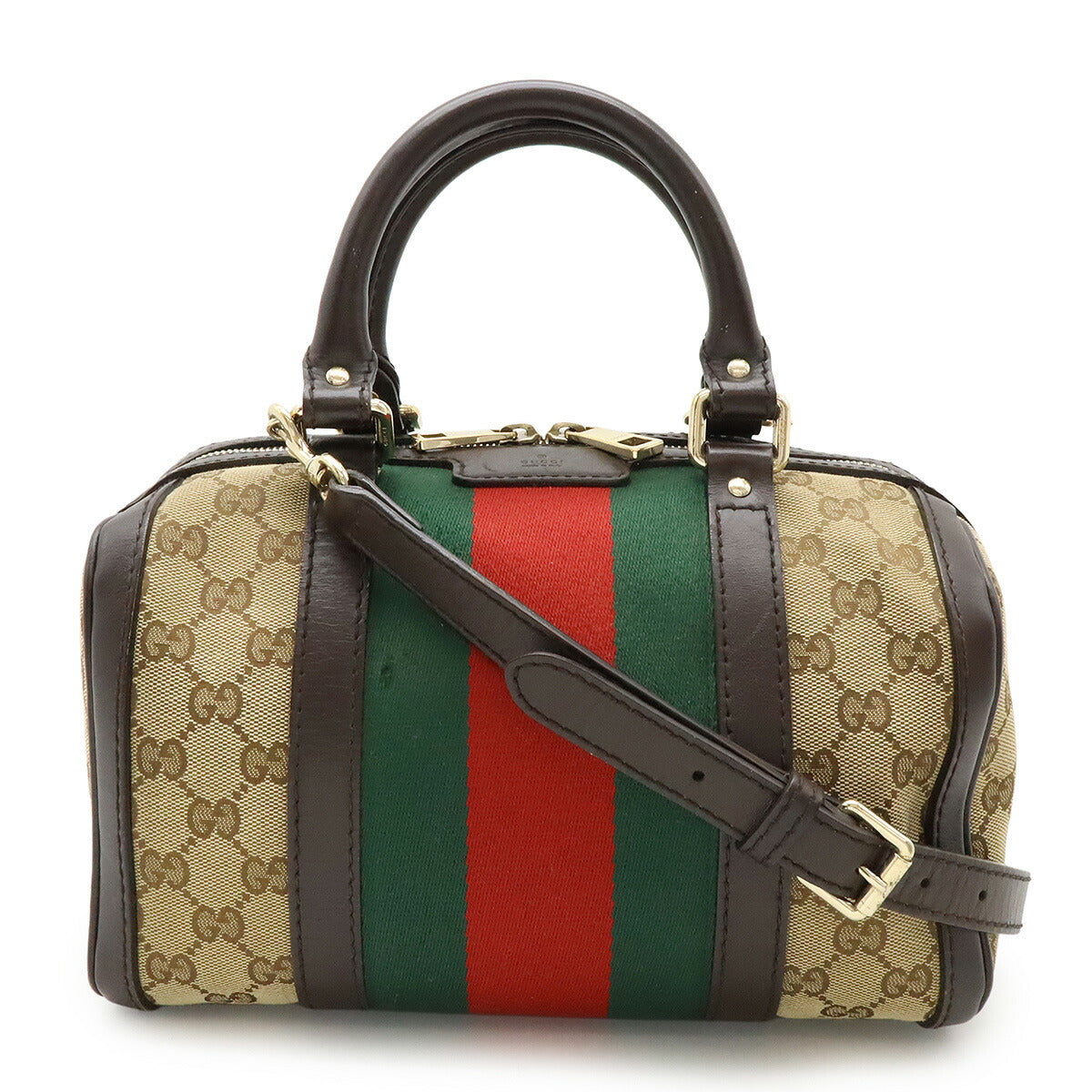 Gucci 2Way Handbag Canvas Travel Bag Handbag 4