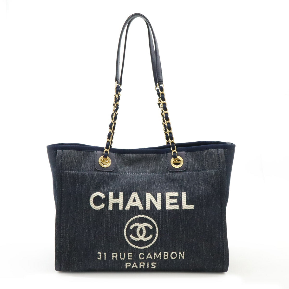 Chanel Deauville Denim 2way Bag