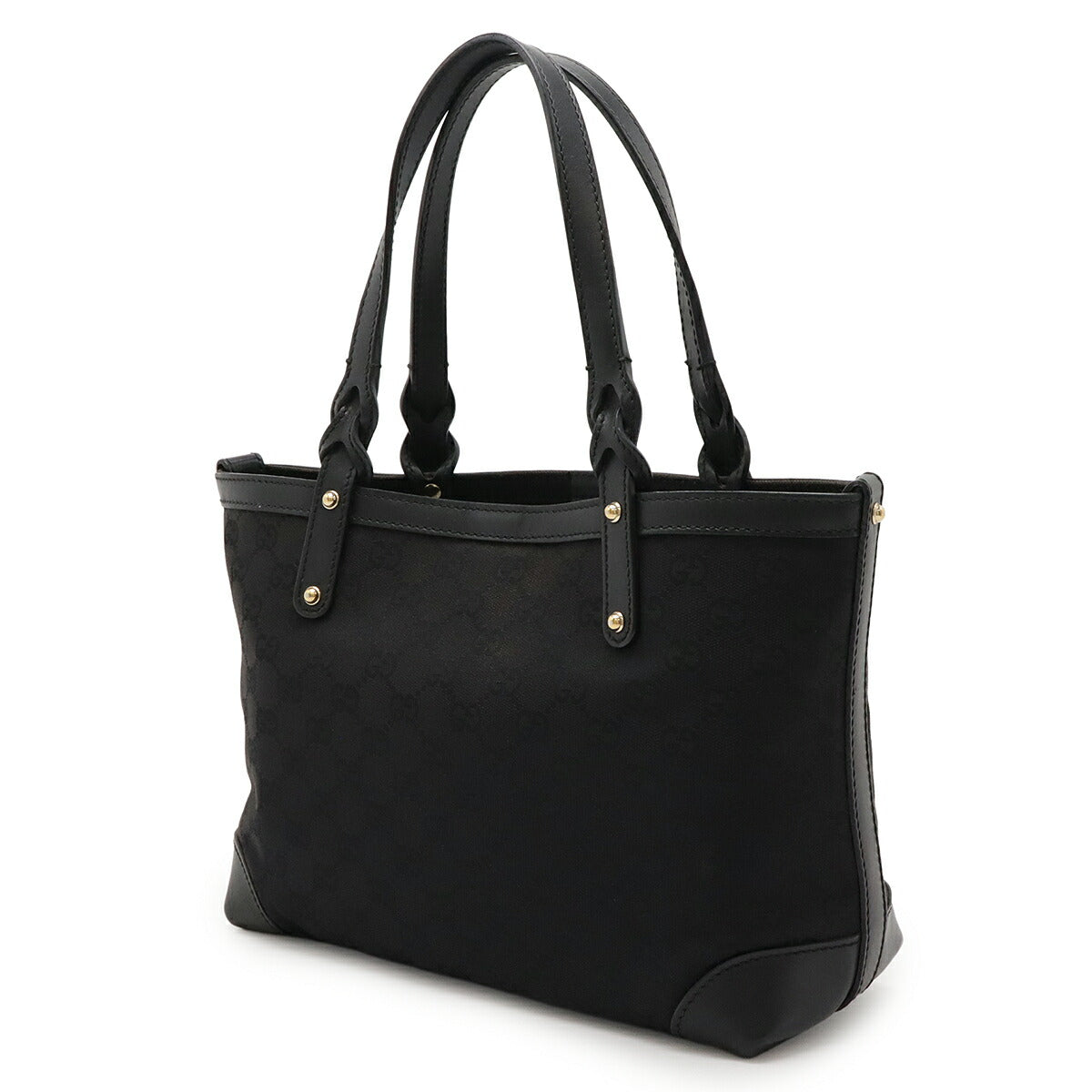 Gucci Tote Bag Leather Canvas Bag 7