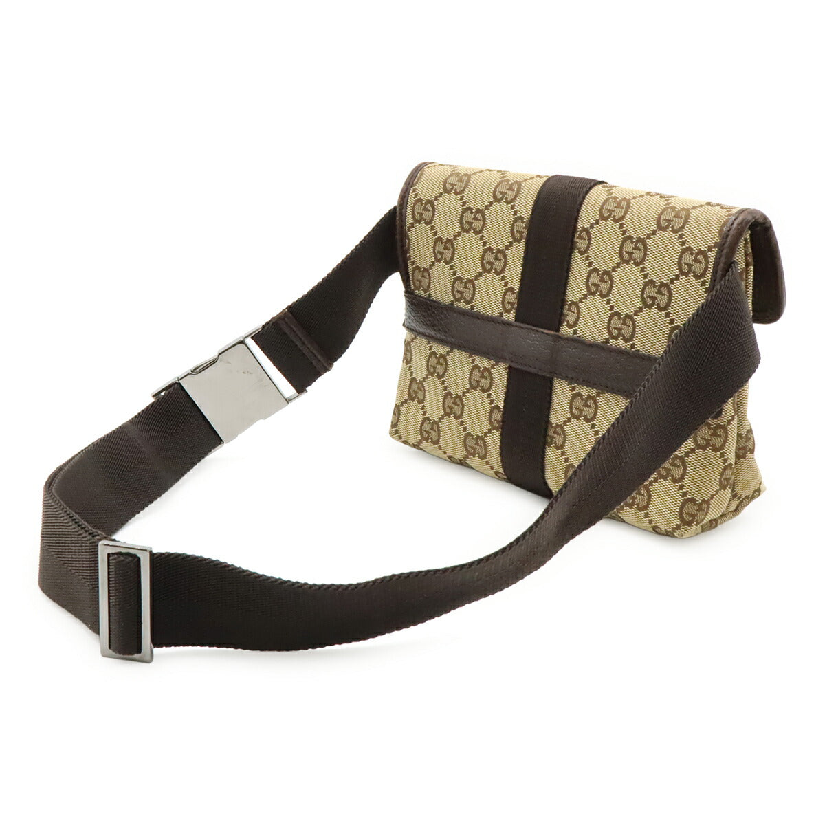 Gucci Waist Bag Leather Canvas Travel Bag Waist Bag