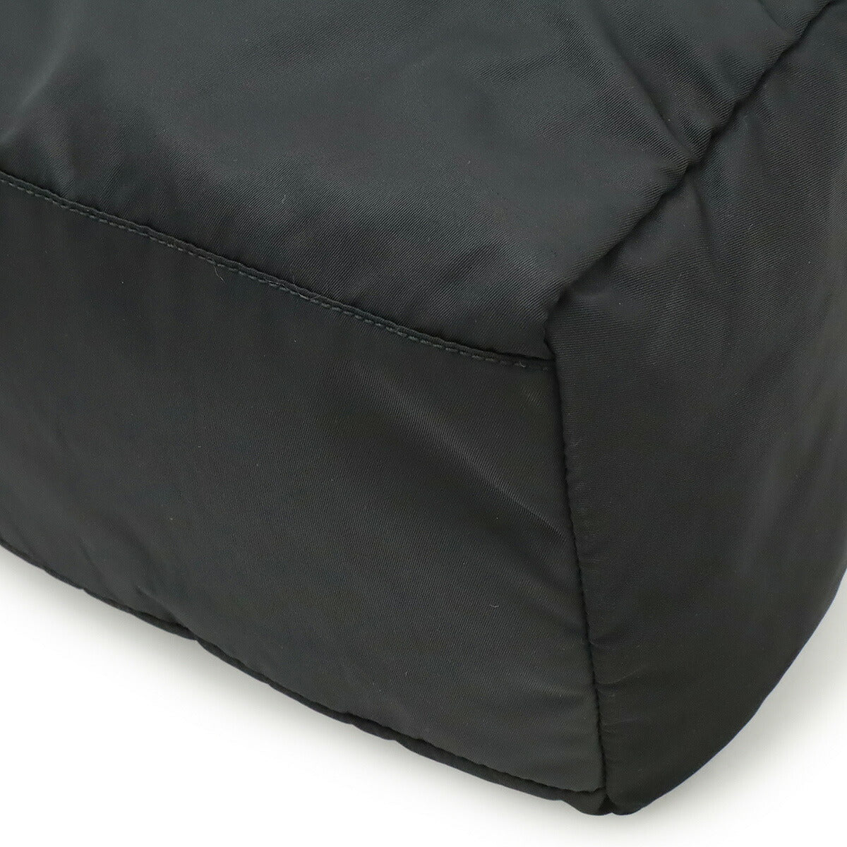 Prada Boston Bag Leather Nylon Travel Bag