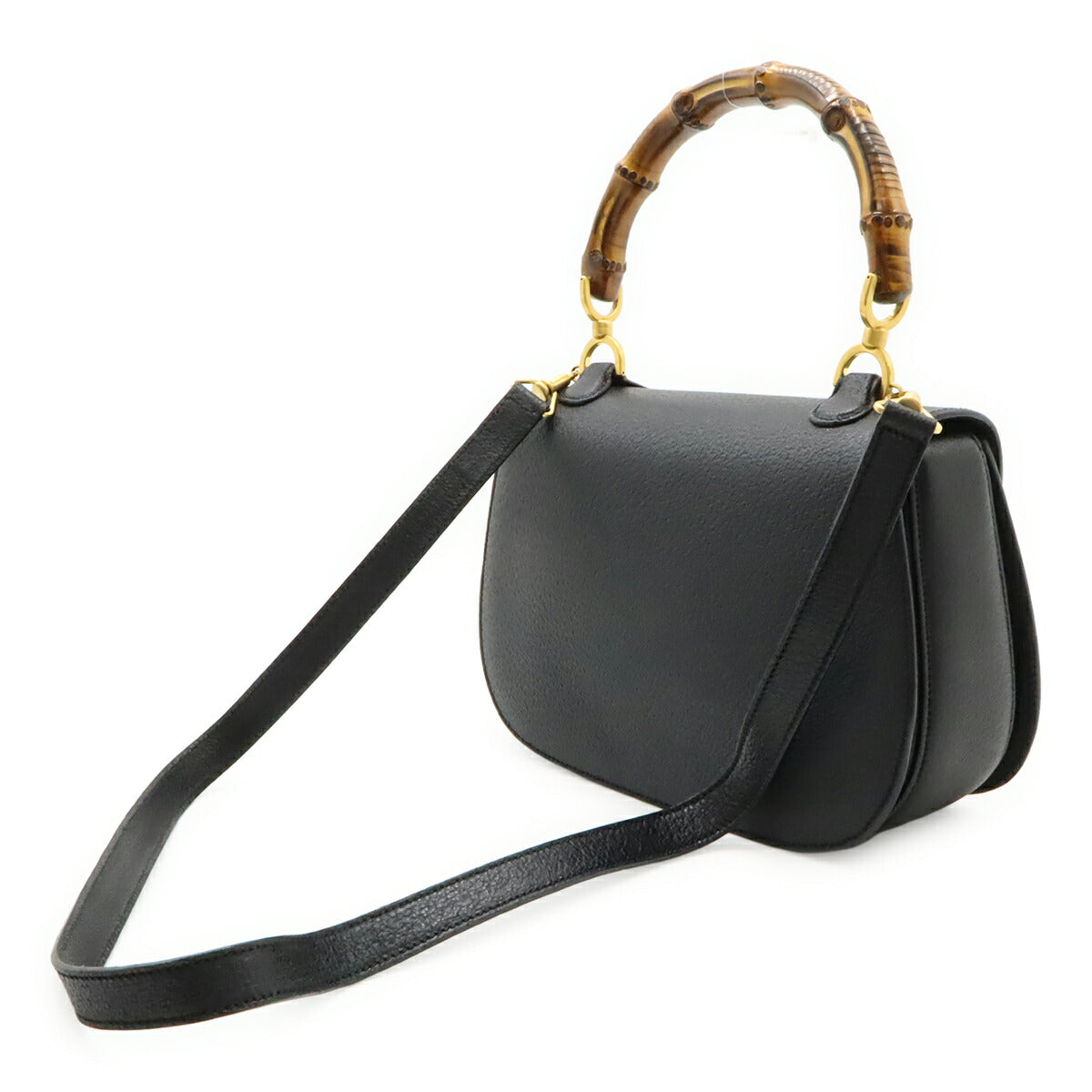 Gucci Bamboo 2Way Bag Leather Travel Bag 2Way Bag