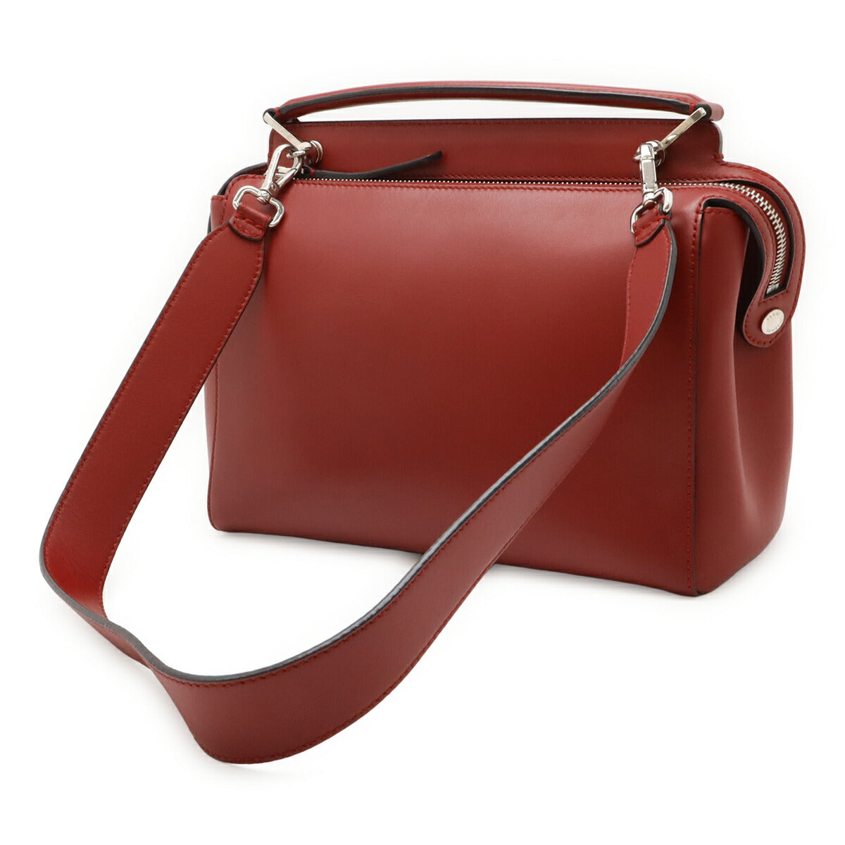 Fendi Dotcom 2Way Bag Leather Travel Bag