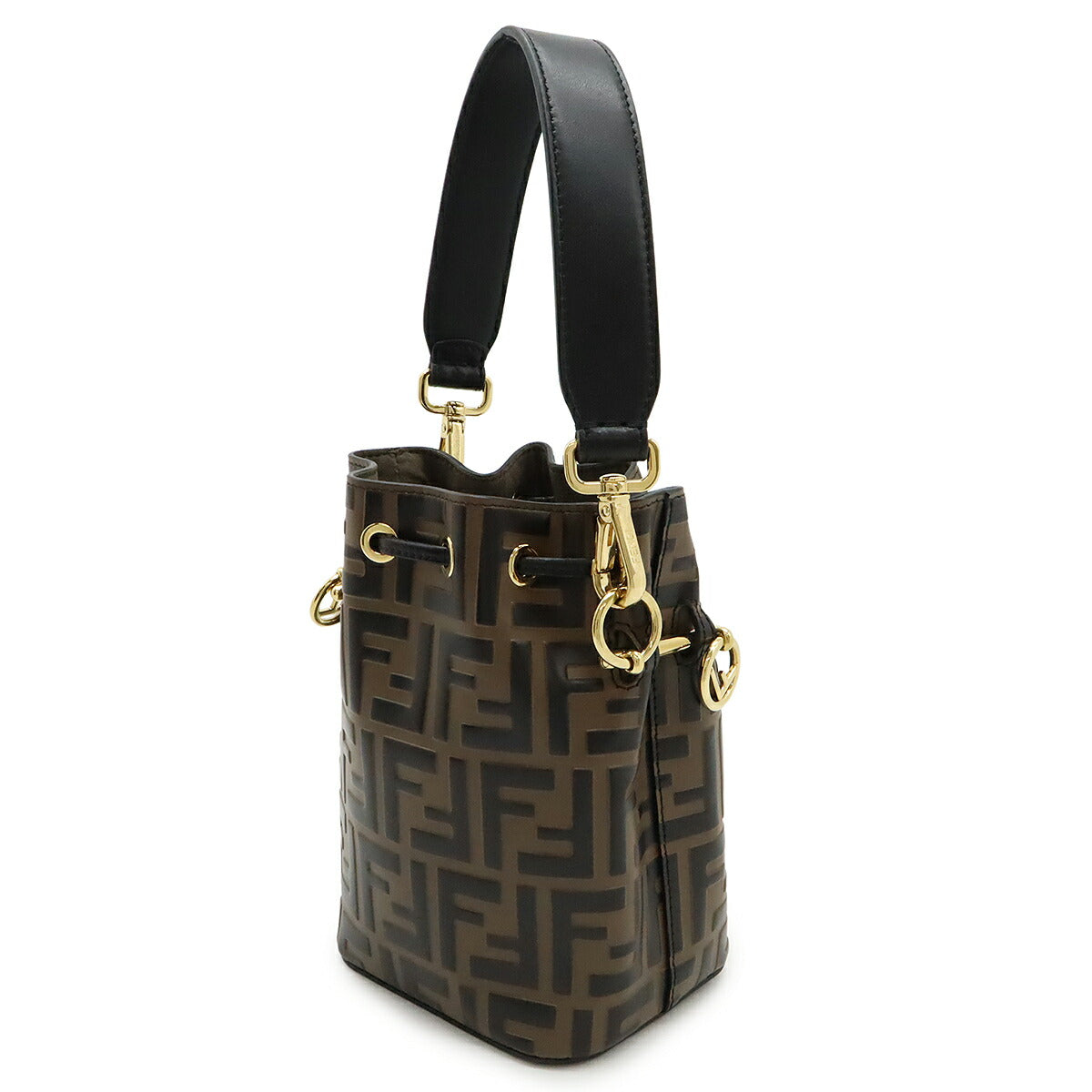 Fendi Mon Tresor Handbag Leather Travel Bag