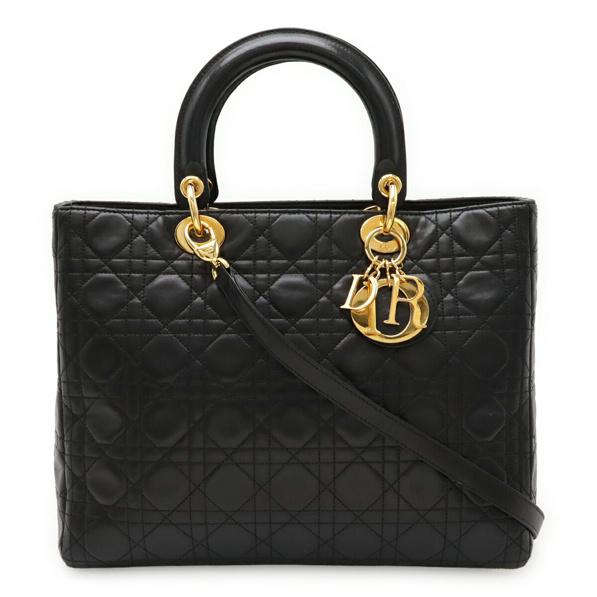 Dior Christian Lady 2Way Bag Lambskin Travel Bag Lambskin 2Way Bag