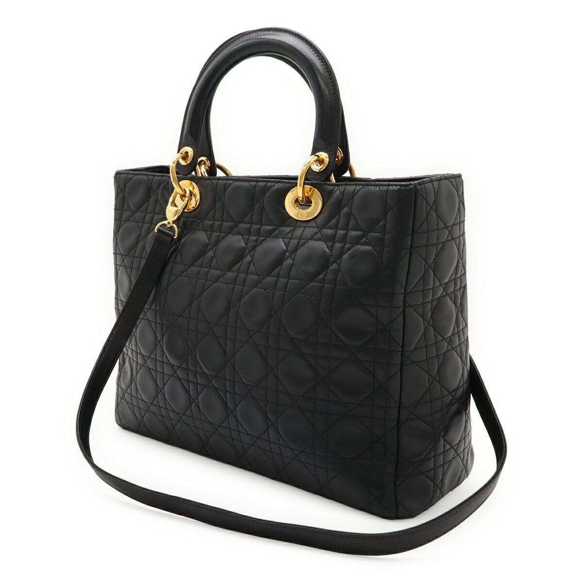 Dior Christian Lady 2Way Bag Lambskin Travel Bag Lambskin 2Way Bag