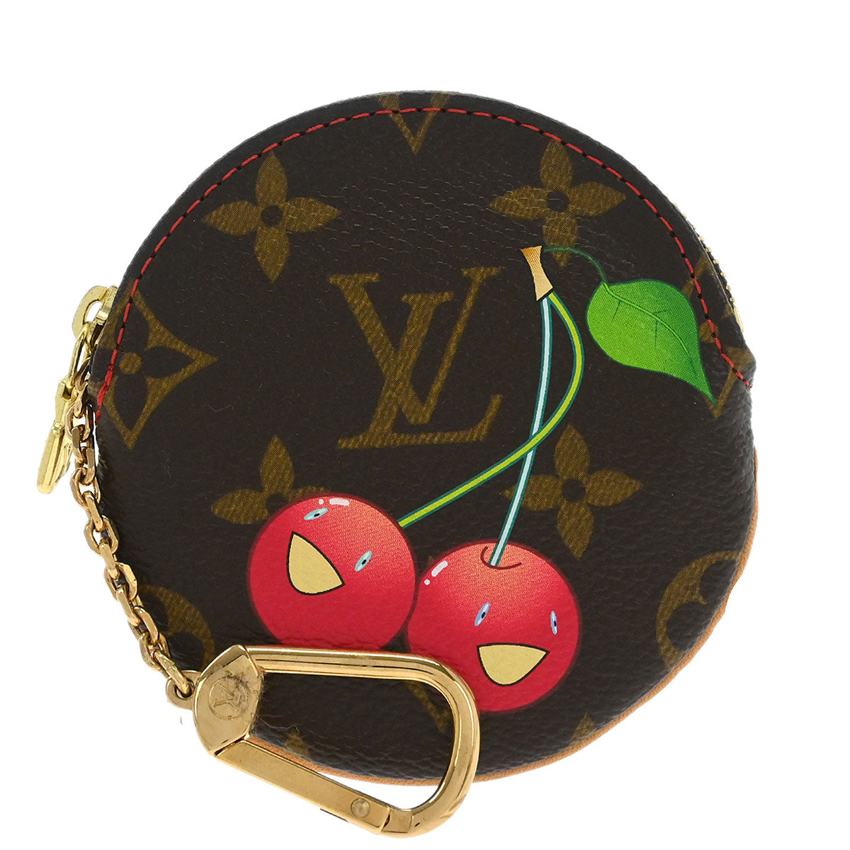 Louis Vuitton 2005 Cherry Porte Monnaie Rond Coin Case Wallet Style 3