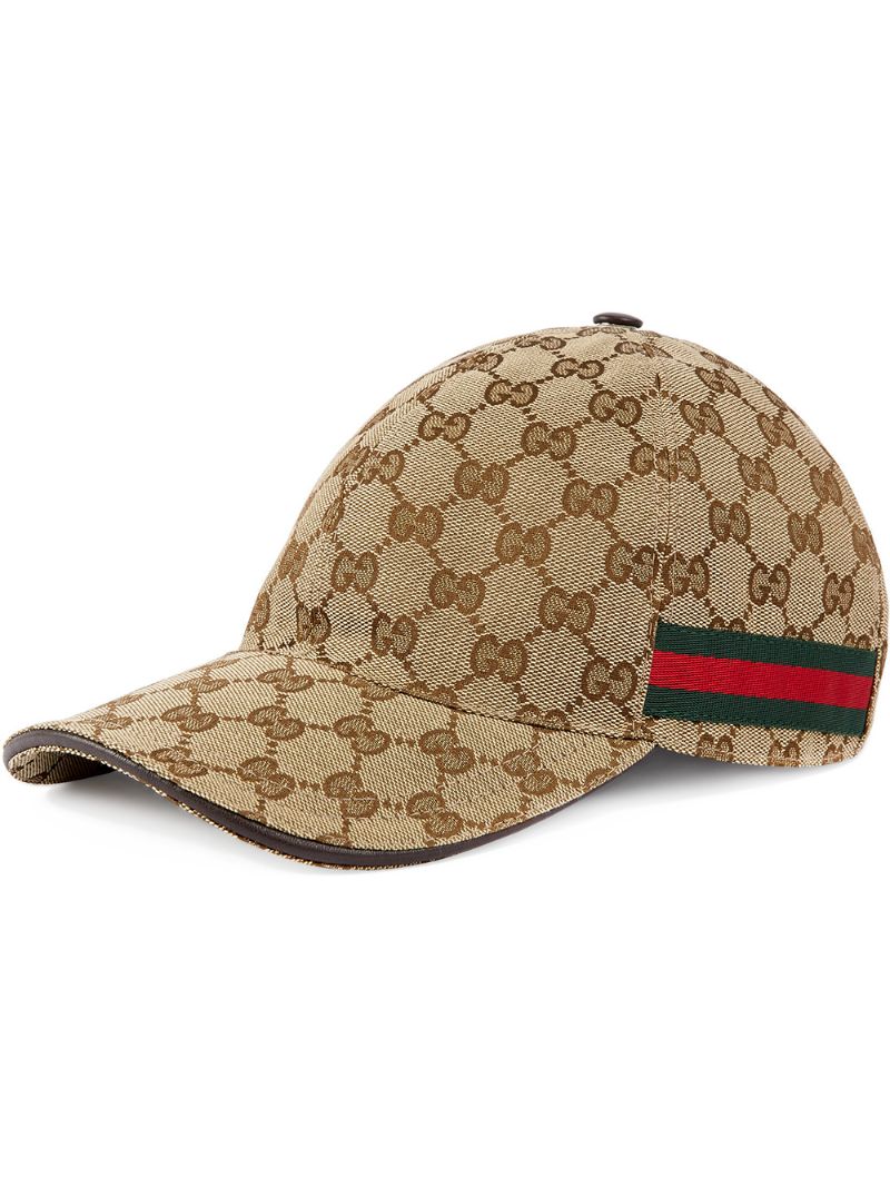 Gucci - Original GG canvas baseball hat with Web - men - Cotton/Polyester/Polyamide - XS, S, M, L, XL - NEUTRALS