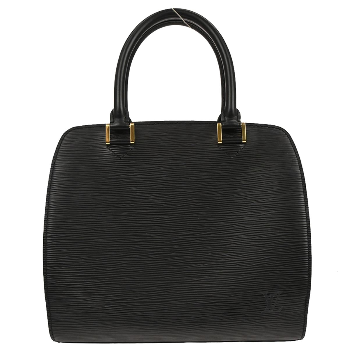 Louis Vuitton 1998 Black Epi Pont Neuf Handbag M52052