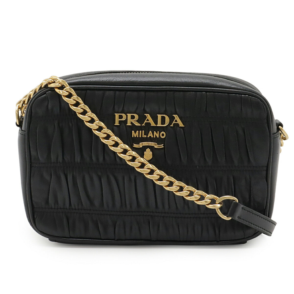 Prada Nappa Shoulder Bag Leather