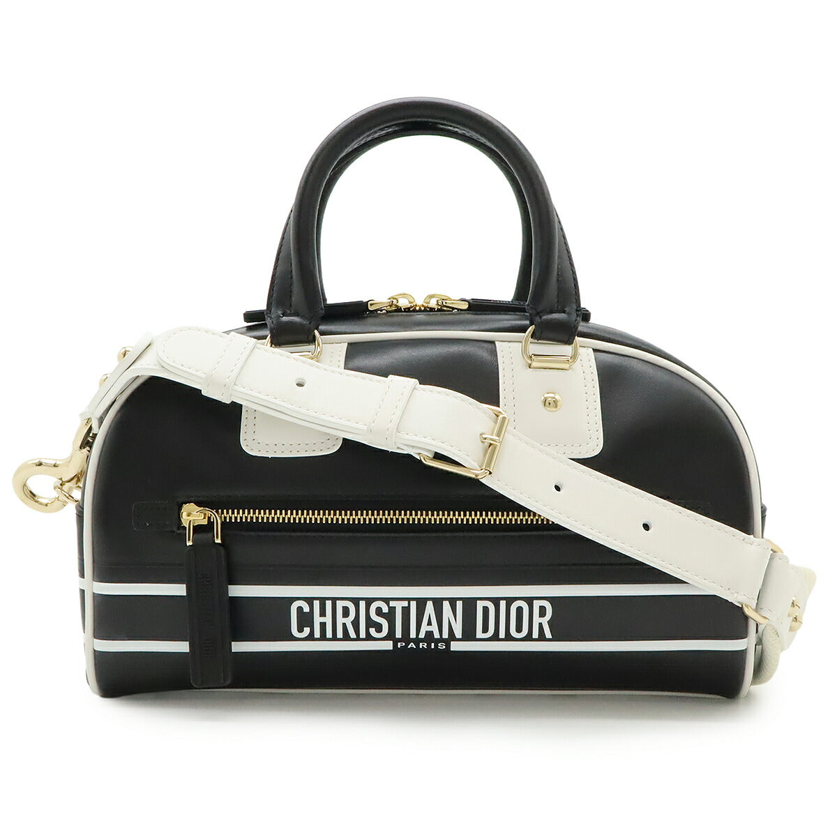 Dior Christian Vibe 2Way Bag Leather Small Travel Bag