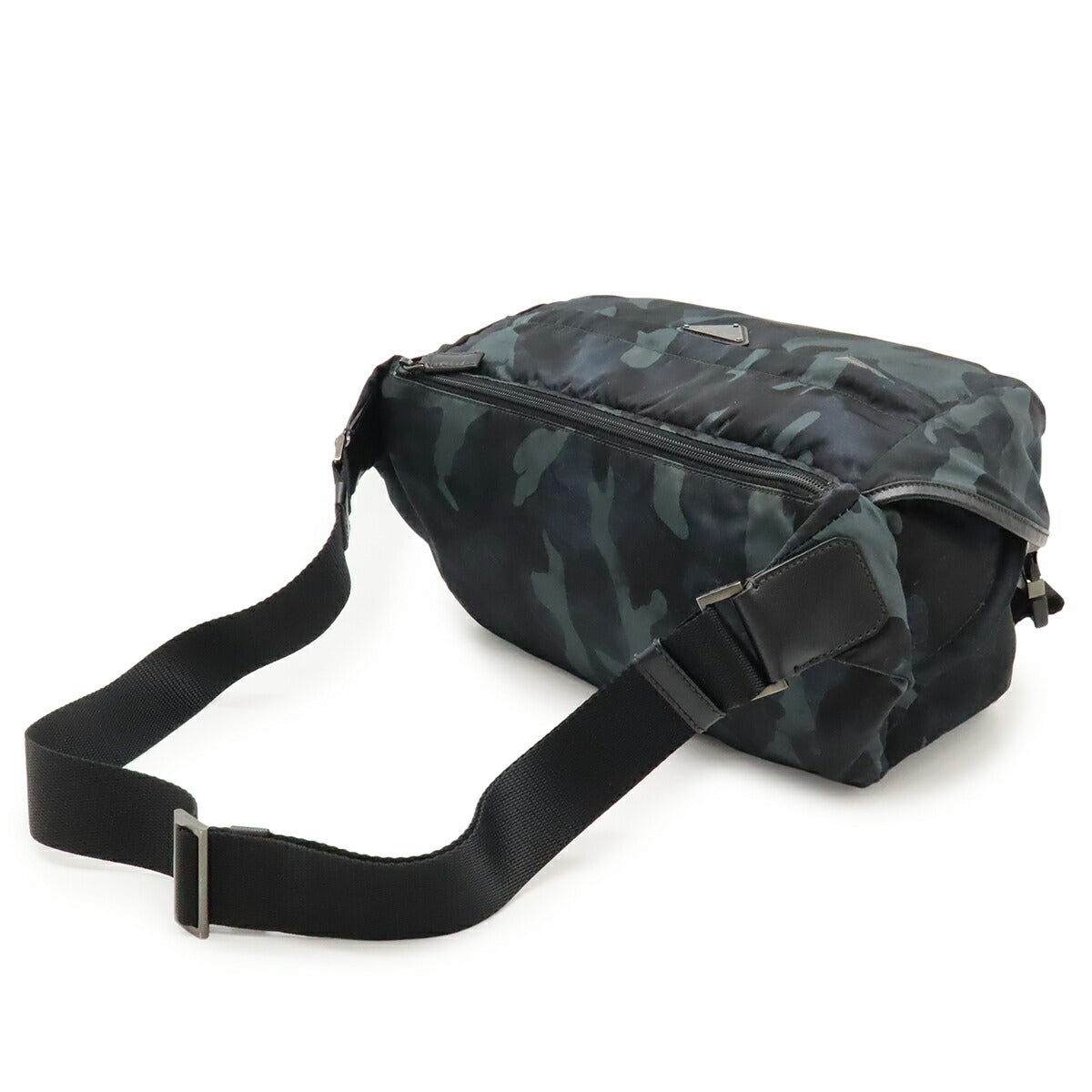 Prada 2Vh991 2Way Shoulder Bag Leather Nylon
