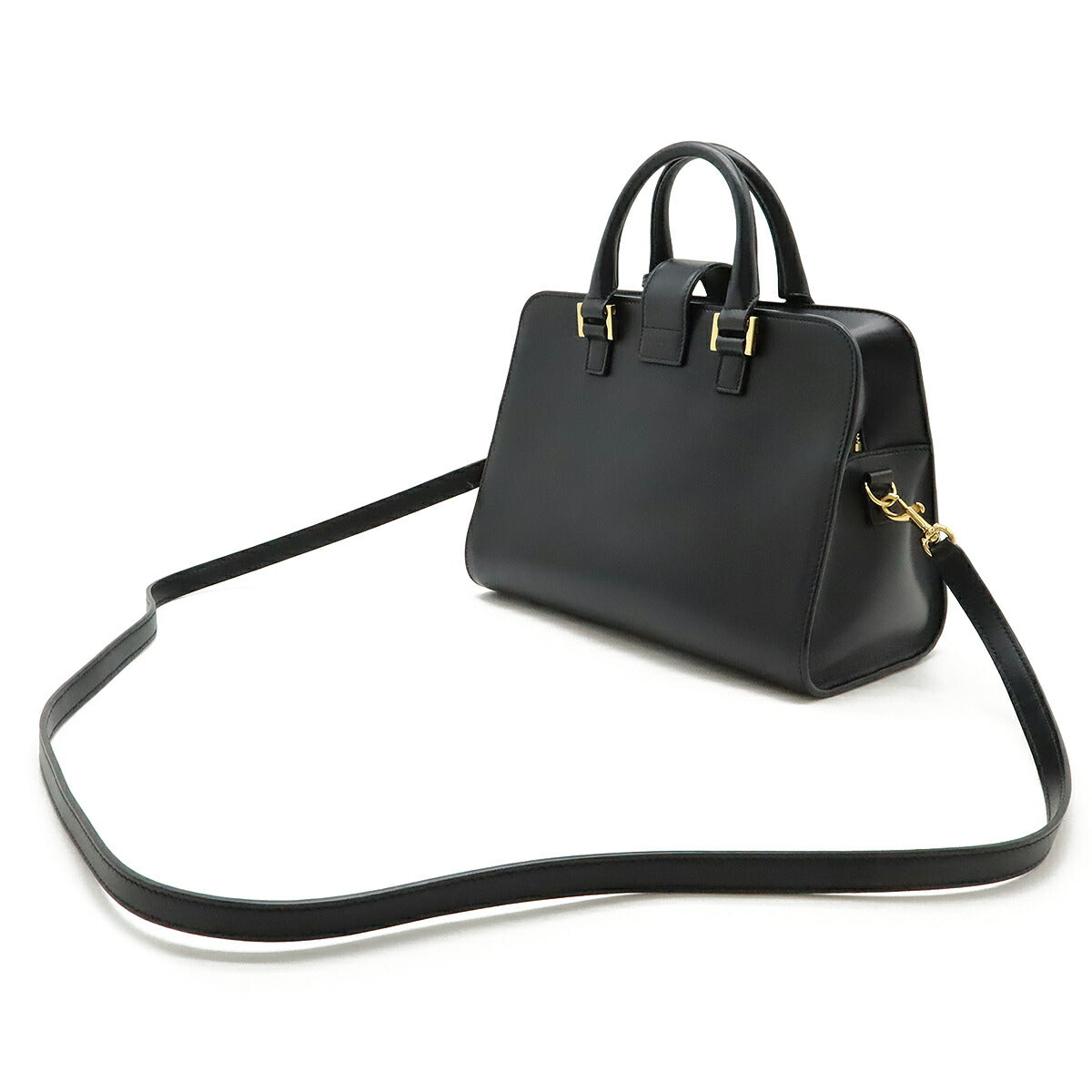YSL Saint Laurent Paris Cabas 2Way Bag Leather Baby Travel Bag