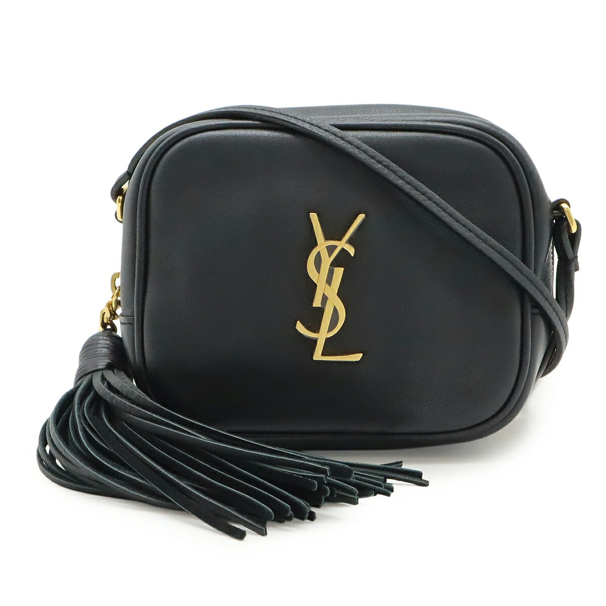 YSL Saint Laurent Shoulder Bag Leather Monogram