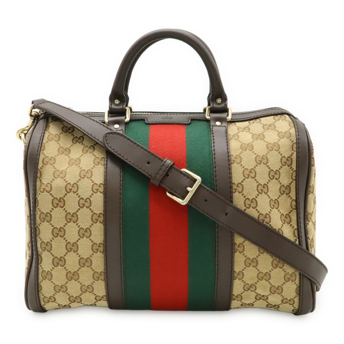 Gucci 2Way Handbag Canvas Travel Bag Handbag 8