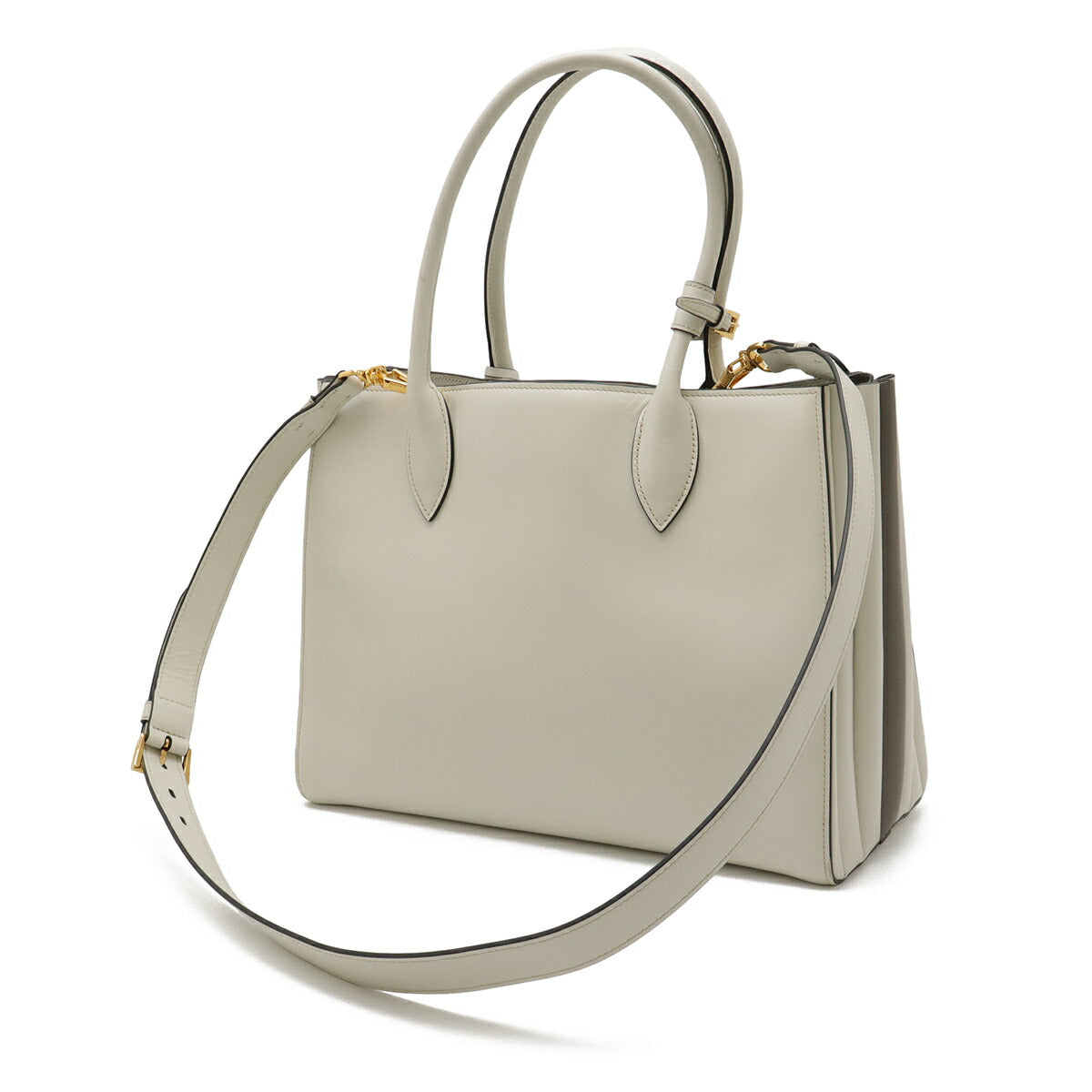 Prada Bibliotheque City Calf 2Way Bag Travel Bag