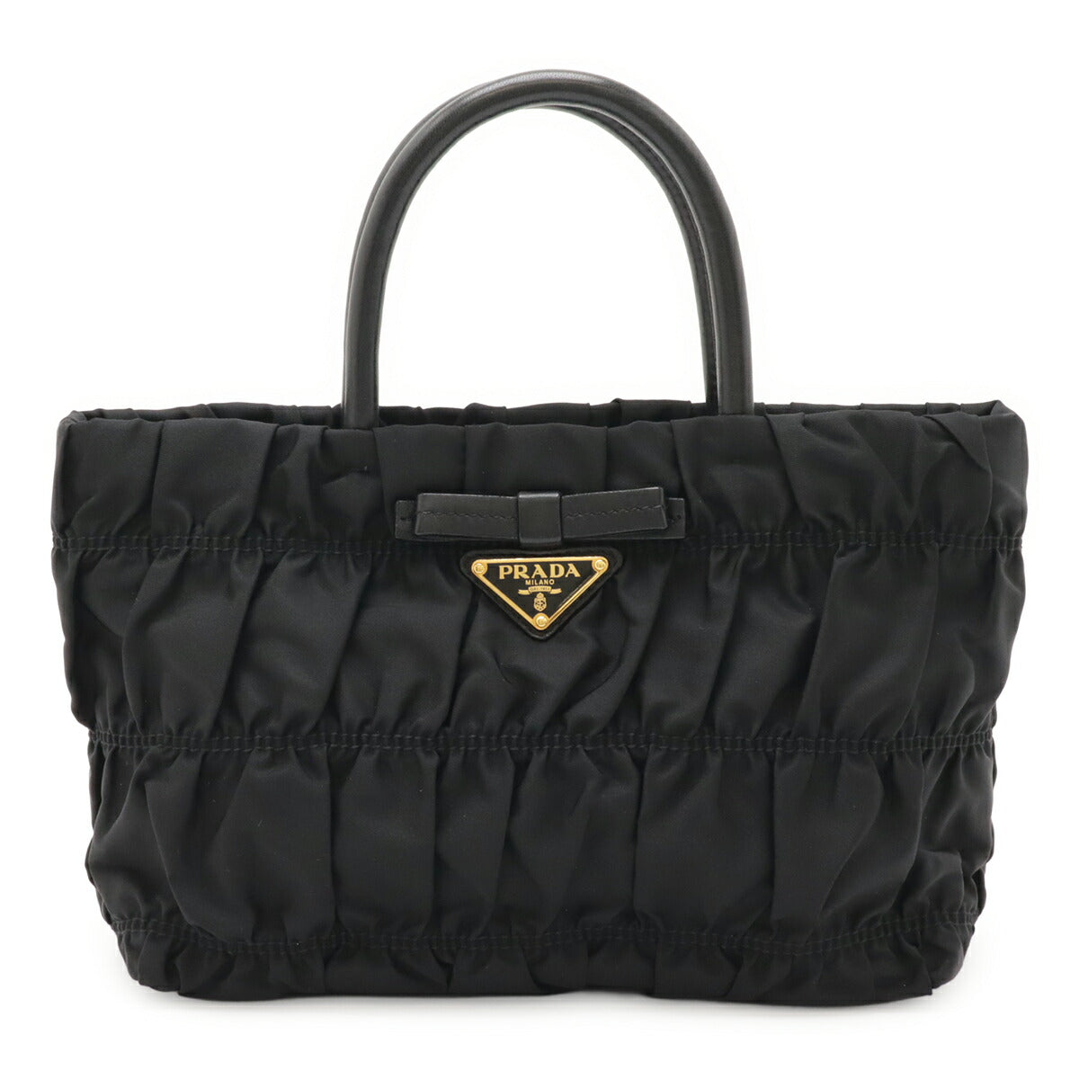 Prada Prada Bn1675 Nylon Leather Handbag Travel Bag
